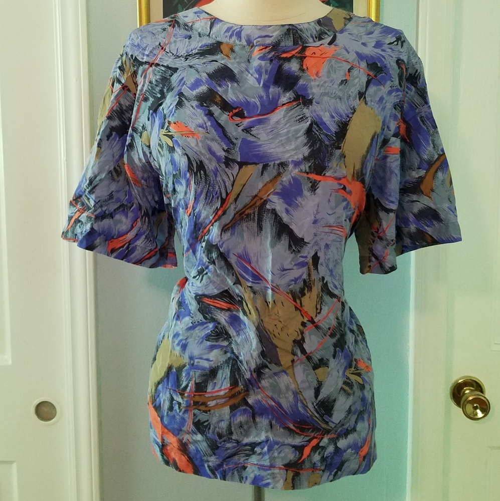VTG JMS Collection silk blouse- small WN